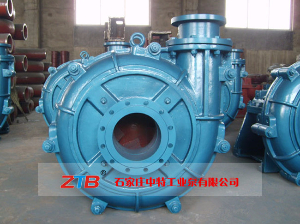 ZJ渣漿泵性能參數